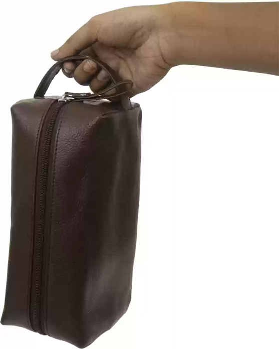 Leather Toiletry Bag